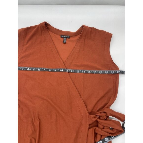 Eileen Fisher Lightweight Stretch Jumpsuit Sz S Dress Casual Travel Summer Beach - Picture 6 of 7